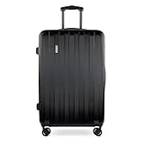 bugatti Lima Hartschalenkoffer 77,5x52x31,5 cm, 91,7L, 4-Rollen mit TSA-Schloss, Schwarz