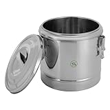 Queeucaer Thermobehälter Edelstahl Thermobox Warmhaltebehälter Speisen Thermoport 10 L, für Restaurants, Kantinen, Hotpot-Geschäfte, Hotels, Hausküchen, Einkaufszentren, Schulen, Picknicks, Camping