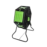 HSHBGS Garten Komposter, 360° drehbarer Komposter mit Schiebetüren, 70L/140L Schnellkomposter für Außenbereich, Thermokomposter für den Garten(70L)