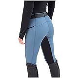 2023 Neujahr S - Taille Sport Reiten Hohe Reithose Yoga Reithose Übung Damen Jeans Damen Hosen Größe 14, blau, L