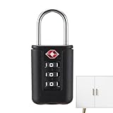 Koffer-Organizer – Sicherheitsschloss für Tasche, schlüsselloses Taschenschloss | 3-stelliges Zahlenschloss mit Kabel, Tsa-zugelassenes Reiseschloss, Zahlenschloss, Zahlenkombination für s