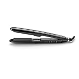 BaByliss Steam Straight Hair Glätteisen – Feuchtigkeitsspendendes System für weicheres Haar, Titan-Keramik-Platten für glattes Styling, 5 Temperatureinstellungen von 150°C bis 230°C, ST492E