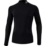 Erima Unisex Athletic Longsleeve 2.0 Turtleneck FunktionsUnterwäsche, Schwarz, L EU