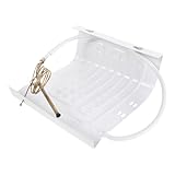 Healeved Blasextrudierte Verdampferplatte aus Aluminium 27x21cm Kühlplatte Ersatzteil für Gefrierschrank Kühlschrank Energiesparende Kühlfolie für Lebensmittelpräsentation