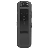 ASHATA Kleine Körperkameras, 1080P Körperkamera, Videorecorder Tragbare Taschen Videokamera mit LED Anzeigelicht Clip Taschen Körperkameras mit Rückenclip, Videoaufzeichnung