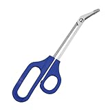 Clippers Abgewinkelte Klingen, Trimmer, Nagelhautschere, langer Griff, Zehennagelschere, bequemer Griff, Zehennagelschere, Edelstahl, Nagelpflege-Werkzeug für Männer und Frauen