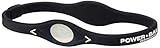 Power Balance Silicone Armband, Black w/White, M, IWSA09BK00WTMP