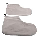 VINTORKY 1 Paar Stiefel thermal socks thermostrümpfe paraffinwachs für paraffinbad scincare Fußbad Anti-Creme Spa Wachs wärmende Fußabdeckung einfacher Wachswärmer-Fußhalter Baumwolle Grey
