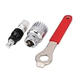 Fahrrad Kurbelabzieher Und Tretlager Werkzeugsatz Aus Karbonstahl Für Einfache Wartungs Und Reparaturarbeiten Fahrrad. Fahrrad Kurbelabzieher