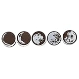 EXCEART 5st Taschenstempel Aus Holz Buchstabenstempel Für Ton Cookie-stempel Plätzchen Bausatz Briefmarken Wachssiegel-stempelset Antikes Unterlage Aufkleber Stempeln Linoleum Gummi