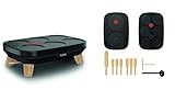 Tefal PY900812 Téfal crêpière Deux plaques amovibles antiadhésives Température règlable Multi Usage, galettes, Pancakes Gourmet Crêpes-Pfanne, Kunststoff, Schwarz