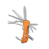 munkees, Taschenmesser mit 15 Funktionen, Orange