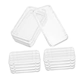 ETHZZLE 12stücke Aufbewahrungsbox Für Künstliche Nägel Transparent Aus Kunststoff Organizer Für Press-nägel Rechteckiger Behälter Für Kleine Gegenstände Nagel-etui Zum