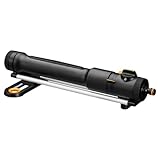 Fiskars Comfort Oszillierender Regner S–M, Inkl. herausnehmbarem Filter und Werkzeug zur Düsenreinigung, Sprinkler für 150-300 m², Schwarz/Orange, 1070834