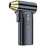 Besttoolifes Tragbarer Staubgebläse, 130.000 U/min, bürstenloser Motor, 4000 mAh Akku, USB-C-Schnellladung, 3 Geschwindigkeitsstufen, 52 m/s, Blaskraft für Automobilindustrie, Reinigung (schwarz)