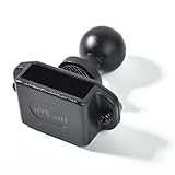 HYS Handfunkgerät und Mikrofon mit Gürtelclip, einseitige Radiohalterung, CB-Radio mit Gürtelclip-Halterung, Montageset mit 2,5 cm Kugelhalterungsadapter, kompatibel mit RAM-Halterungen, B-Größe,