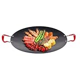 BBQ Grill Pan | Hochleistungs -Herdgrill Für Camping - Koreaner Mit Silikongriff, Runde Bratpfanne, Koreanischer Indoor -Korean -Zuhause