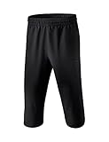 Erima Unisex 3/4 Hose, Schwarz, L EU