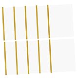 HAPINARY 10st Schubladenordner Klebeband Aktenorganisator Stange Dokumentieren A4 Deckt Abdeckung Mit Clip A4-ordner Dateiordner-organizer Dateiorganisator Zwischenablage Plastik Yellow