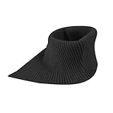 biJerou Schlauchschal Damen Herren Winter Halsschlauch - Unisex Innenfutter Neckwarmer Multifunktionstuch Strickschal Für Outdoor - Joggen Cover Versatile Solid Warmth Knitted Neck High Neck