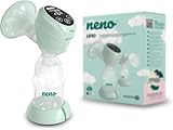 Neno Uno Milchpumpe Elektrisch Tragbare – Milch Pumpe Kabellos – Muttermilch Abpumpen mit Elektrischer Brustpumpe – mit 2 Milchbeuteln & Sauger – 6 Modi & 9 Stufen – BPA-frei – LED-Anzeige