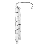 OUBUBY Edelstahl Duschvorhangstange U Form 90-130 cm Ohne Bohren Vorhangstange Duschstange Edelstahl mit Duschvorhang Justierbare Ecke Schiene 2 in 1 Ohne Deckenhalterung für Bad WC Fenster Balkon