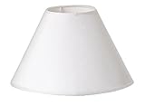 Rayher Hobby Rayher Lampenschirm, rund, konisch, 30cmø unten, Höhe 16cm, weiß, 100% Polyester, für Stehleuchte, Tischleuchte, auch zum Bemalen und Bekleben, 2303102