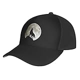Baseball Cap Howling at The Moon Trucker Hut Verstellbare Baseballkappe Lässig Baseballmütze Für Reisen Running Outdoor