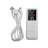 Nuklearstrahlungsdetektor, Geigerzähler, persönliches Dosimeter mit 2,4 cm TFT-Farbbildschirm für Röntgen-, Gamma-, Beta-Erkennung, Typ-C, wiederaufladbar