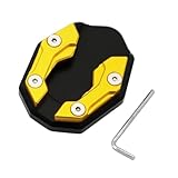Motorrad Seitenständer Für HO&NDA PCX160 PCX150 PCX125 Motorrad Parkplatz Ständer Pad Platte Basis Bike Seite Stehen Grip Unterstützung Pad Basis Aluminium Legierung