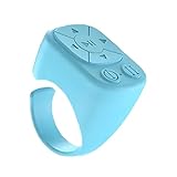 Black Rapid Trigger Smartring Kabellose Bluetooth-Fernbedienung Per Fingertipp Fernbedienung Senioren Fingertip Wireless Bluetooth Fernbedienung Seniorenfernbedienung Blue-Tooth Page Turner