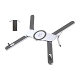 Dcaknri Magnetischer Tablet Ständer, Aluminiumlegierung, Leichter Laptop 6 verstellbar, für Zuhause, Büro, magnetische Halterung
