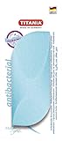 TITANIA Bimsschwamm, Handlich Geformt, Antibakteriell, auf Skinkarte, blau, 1er Pack (1 x 21 g)