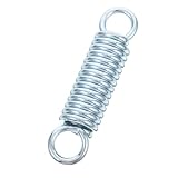 YARNOW Feder für Hängesessel schwingfeder kabelhalter schwere Federn Hollywoodschaukelfedern Heavy Duty schwere Veranda-Schaukelfedern Schaukelstuhlhaken, robust Kohlenstoffstahl Silver