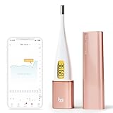 Femometer Vinca II Basalthermometer digitales Bluetooth Fruchtbarkeitsthermometer mit Intelligentes APP (iOS & Android) für Zykluskontrolle Eisprung, Golden