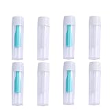 FRCOLOR 8 Teiliges Kontaktlinsen Sauger Set Mit Pinzetten Für Den Einfachen Einsatz Und Die Entfernung Von Kontaktlinsen 4 Grüne Und 4 Weiße Linsenwerkzeuge Für Zuhause Und Unterwegs
