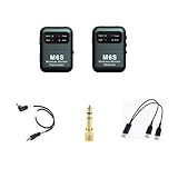Begchy 2,4G Kabelloses In-Ear-Monitorsystem Kabelloses IEM mit Sender-Empfänger Automatische Kopplung Professioneller In-Ear-Monitor