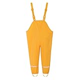 Regenhose für Krabbelkinder Kinder Regenhosen Unisex Matschhose Mädchen wasserdichte Atmungsaktiv Matschhose Overalls Jungen Latzhose Skihose Wanderhose Strampler und Regenbekleidung