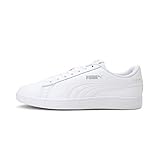 PUMA Unisex Puma Smash v2 L Low-Top, Puma White-Puma White, 39 EU