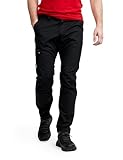 RevolutionRace Outdoor Basic Pants für Herren, Wanderhose für viele Outdoor-Aktivitäten, Black, L