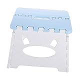 MOLUCKFU 1Stk Klappstühle Klapphocker für Kinder Faltbarer Angelhocker zusammenklappbarer Hocker klappbarhocker plastikhocker sitzhocker hocker aus Kunststoff tragbarer Klapphocker Blue