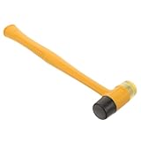 Angoily Werkzeughammer Werkzeugkasten Bausatz Schrauben Nuss Holzbearbeitung Werkzeuge Zubehör Handhammer Hausinstallationshammer Mehrzweckhammer Kunststoffhammer Yellow Plastik