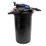 SunSun CPF-15000 Druckteichfilter 10.000 l/h / 18 W UVC Einheit, Teichdruckfilter für Teiche bis 30.000 Liter, Teichklärer, Filteranlage