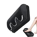 Schreibtisch-Fußstütze mit warmer Tasche und verstellbaren Höhen – ergonomisches Beinstützkissen & Fußhocker für unter dem Schreibtisch – Memory-Schaum-Fußstütze für Zuhause, Büro, Wohnheim und