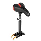 E Scooter mit Sitz, Sattel Scooter Sitz Federn, Höhenverstellbar für Elektro-Scooter E-Bike Sitz Stuhl Ersatz 45-65CM