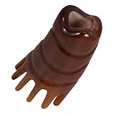 Healeved Massagekamm hair massager scalp brush scalp massager Haarwasch Massagebürste shampoobürtse Kopfhaut-Tools Haarmassagegerät Massage-Haarbürste Dusche Haarbürste Hornverbrauch Brown