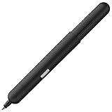 Lamy pico black Kugelschreiber – Innovativer Pocket Pen Kuli – mit einem Klick in Full-Size – Gehäuse aus Metall & Strichbreite M – inkl. Compactmine M 22 in schwarz