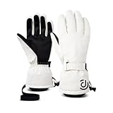 Vdaxvme Warme Vollfinger Winterhandschuhe Für Kaltes Wetter Skihandschuhe rutschfeste Handschutzhandschuhe Zum Laufen Radfahren Snowboarden