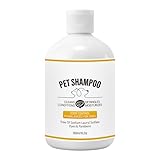 Shampoo für Haustiere – Shampoo für Hunde, Geruchsentferner für Haustiere, Duschshampoo für Katzen, natürliches Deodorant, Shampoo zum Waschen von Haustieren | Badeshampoo