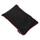 HAMPPLIES Mikrowellen heizkissen für Nacken und Rücken Wiederverwendbarer Wärmegürtel mit Großem Sitz Mehrschichtige Wärmeverteilung für Entspannende Linderung bei Verspannungen Flexibel